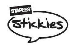 STAPLES STICKIES trademark