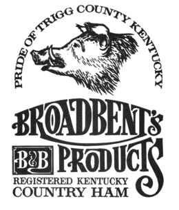 PRIDE OF TRIGG COUNTY KENTUCKY BROADBENT'S B&B PRODUCTS REGISTERED KENTUCKY COUNTRY HAM trademark