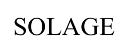 SOLAGE trademark