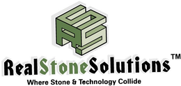 RSS REAL STONE SOLUTIONS WHERE STONE & TECHNOLOGY COLLIDE trademark