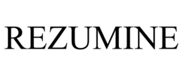 REZUMINE trademark