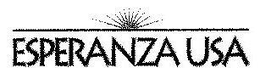 ESPERANZA USA trademark