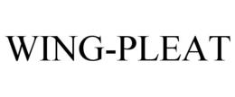 WING-PLEAT trademark