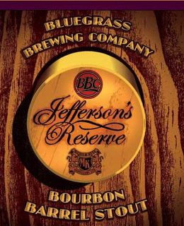BLUEGRASS BREWING COMPANY BBC JEFFERSON'S RESERVE MK BOURBON BARREL STOUT trademark