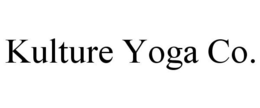 KULTURE YOGA CO. trademark