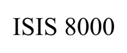 ISIS 8000 trademark