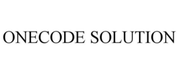 ONECODE SOLUTION trademark