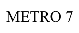 METRO 7 trademark