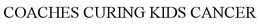 COACHES CURING KIDS CANCER trademark