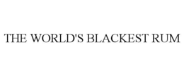 THE WORLD'S BLACKEST RUM trademark