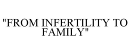 "FROM INFERTILITY TO FAMILY" trademark