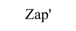 ZAP' trademark