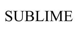 SUBLIME trademark