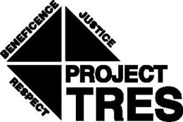 PROJECT TRES RESPECT BENEFICENCE JUSTICE trademark