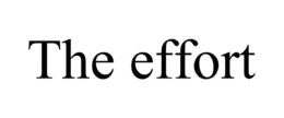 THE EFFORT trademark