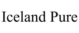 ICELAND PURE trademark