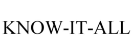 KNOW-IT-ALL trademark