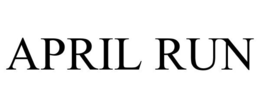 APRIL RUN trademark