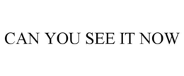 CAN YOU SEE IT NOW trademark