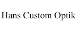 HANS CUSTOM OPTIK trademark