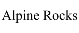 ALPINE ROCKS trademark