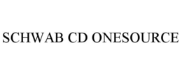 SCHWAB CD ONESOURCE trademark