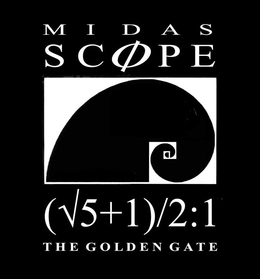 MIDAS SCOPE (5+1)/2:1 THE GOLDEN GATE trademark