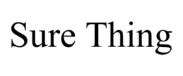SURE THING trademark