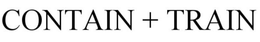 CONTAIN + TRAIN trademark