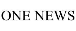 ONE NEWS trademark