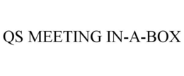 QS MEETING IN-A-BOX trademark