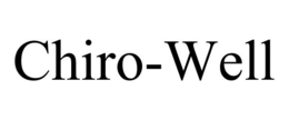 CHIRO-WELL trademark