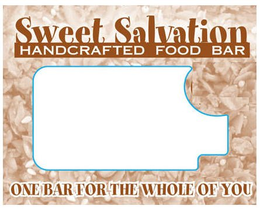 SWEET SALVATION HANDCRAFTED FOOD BAR, ONE BAR FOR THE WHOLE OF YOU trademark