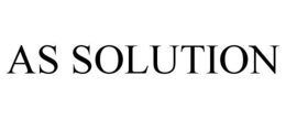 AS SOLUTION trademark