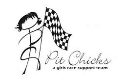 PC PIT CHICKS A GIRLS RACE SUPPORT TEAM trademark