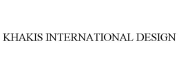 KHAKIS INTERNATIONAL DESIGN trademark