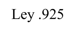 LEY .925 trademark