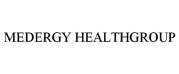 MEDERGY HEALTHGROUP trademark