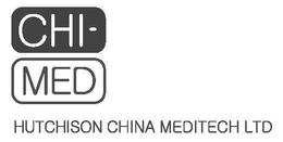 CHI-MED HUTCHISON CHINA MEDITECH LTD trademark