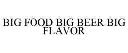 BIG FOOD BIG BEER BIG FLAVOR trademark
