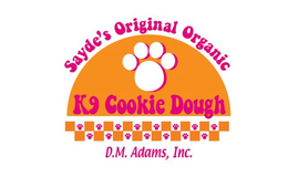 SAYDE'S ORIGINAL ORGANIC K9 COOKIE DOUGH D.M. ADAMS, INC. trademark
