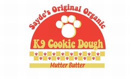 SAYDE'S ORIGINAL ORGANIC K9 COOKIE DOUGH MUTTER BUTTER trademark
