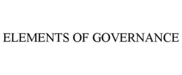 ELEMENTS OF GOVERNANCE trademark