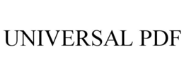 UNIVERSAL PDF trademark