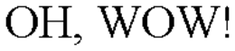 OH, WOW! trademark