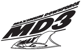 MD3 MAXIMUM DOWNFORCE MAX trademark