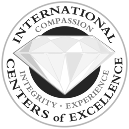 INTERNATIONAL CENTERS OF EXCELLENCE COMPASSION INTEGRITY · EXPERIENCE trademark