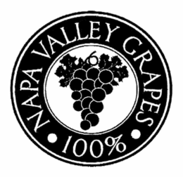 NAPA VALLEY GRAPES 100% trademark
