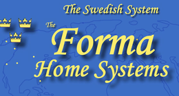 THE SWEDISH SYSTEM THE FORMA HOME SYSTEMS trademark