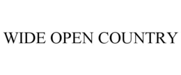 WIDE OPEN COUNTRY trademark